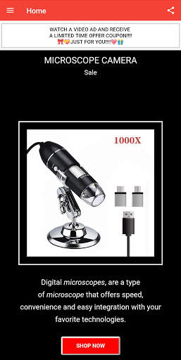 Microscope Camera - Official screenshot 1