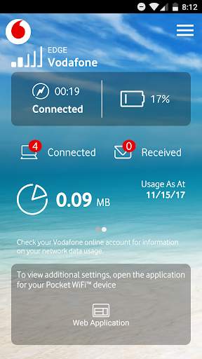 Vodafone Pocket WiFi® Monitor screenshot 2