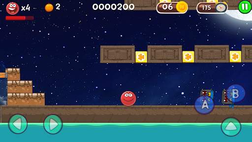 Red Hero 4: Ball Bounce Adventure ‏ screenshot 3