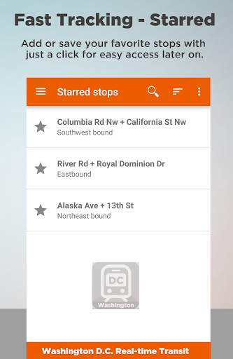 DC Metro: Bus & Transit Tracker screenshot 4