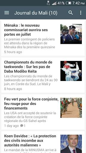 Mali Actualités screenshot 3