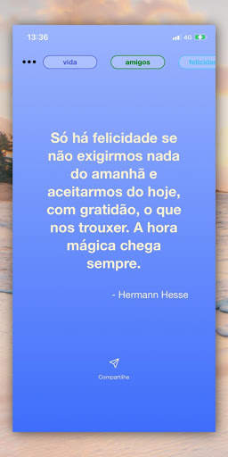 Frases do Dia - Compartilhar Frases no Status screenshot 1