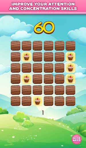 Brain game : Memory training : Cupcake * Free screenshot 9