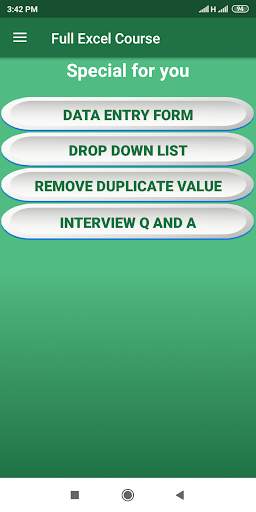 Full Excel Course (Offline) screenshot 3