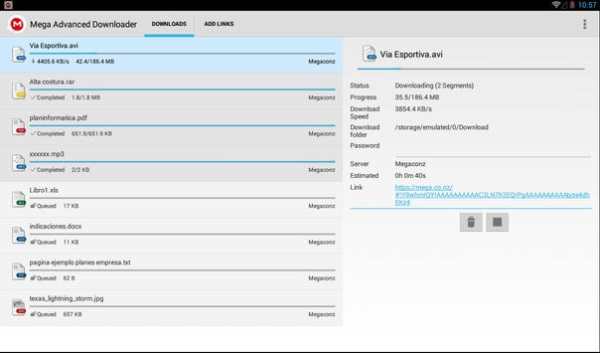 Advanced Downloader for Mega screenshot 5