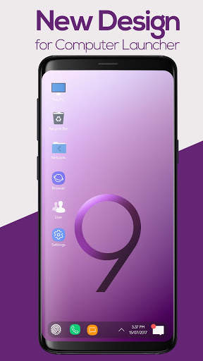 S9 Theme For computer Launcher screenshot 1