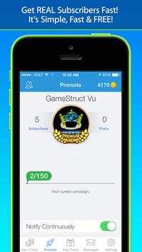 Get Subscribers - for YouTube! screenshot 1