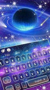 Live Galaxy Keyboard Theme screenshot 1