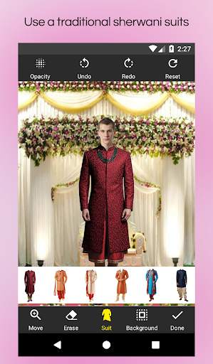 Men Sherwani Photo Suit Editor screenshot 2