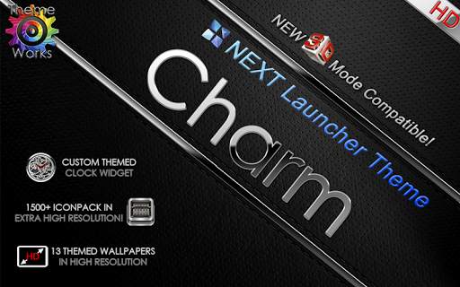 Next Launcher Theme Charm 3D screenshot 9