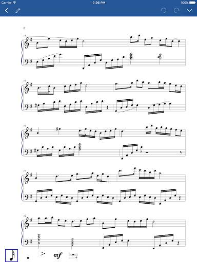 Notation Pad - Sheet Music Sco screenshot 6