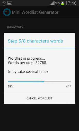Mini Wordlist Generator स्क्रीनशॉट 4