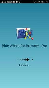 Blue Whale file Manager Browser - Pro screenshot 1