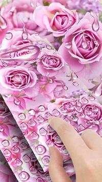 Rose waterdrops toetsenbord screenshot 2