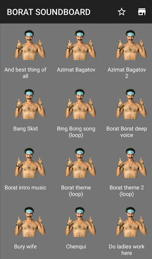 Borat Soundboard - Funny Sounds screenshot 1