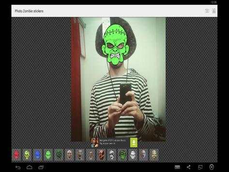 Zombie Photo Stickers screenshot 1