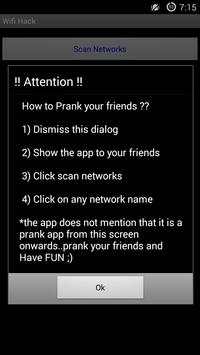 Wifi Hack/Crack Password Prank screenshot 1