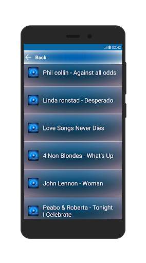 Free 100 Love Songs 1980 screenshot 1