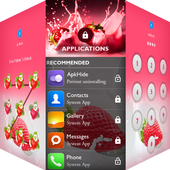 Strawberry App Lock Theme icon