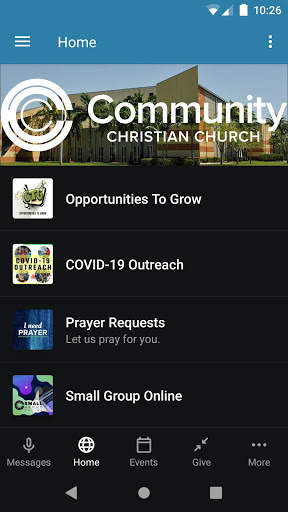 Community Christian Church App screenshot 2