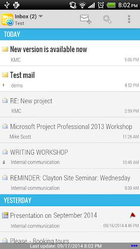 Mobile Access for Outlook Lite screenshot 1