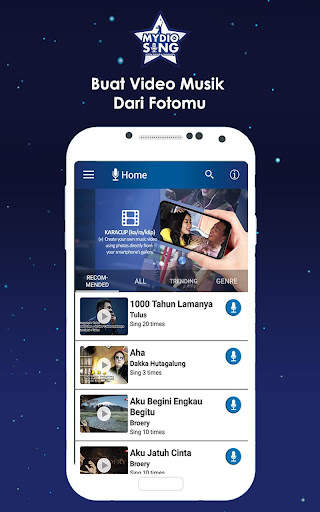 MYDIO Sing - Aplikasi Video Ka screenshot 2