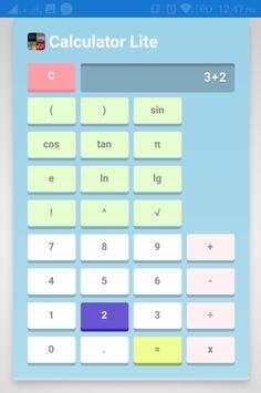 Calculator Lite screenshot 3
