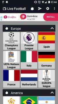 Live Football on TV screenshot 3