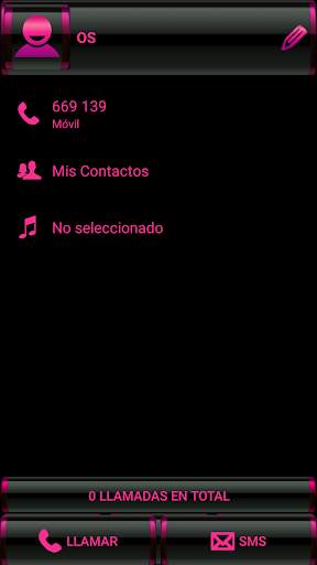 THEME METAL PINK FOR EXDIALER screenshot 3