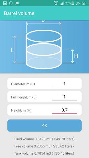 Tank volume screenshot 3