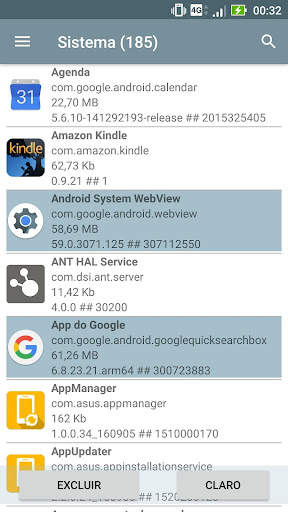 Gerenciador de aplicativos do sistema screenshot 7