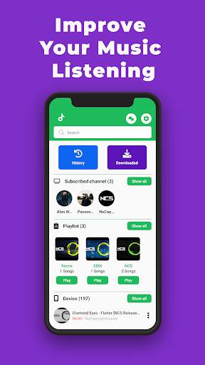 Music Downloader -Music Player 2 تصوير الشاشة