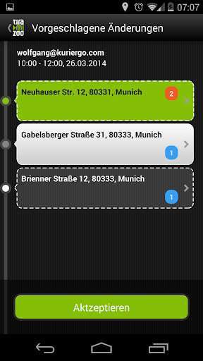 Courier App screenshot 3