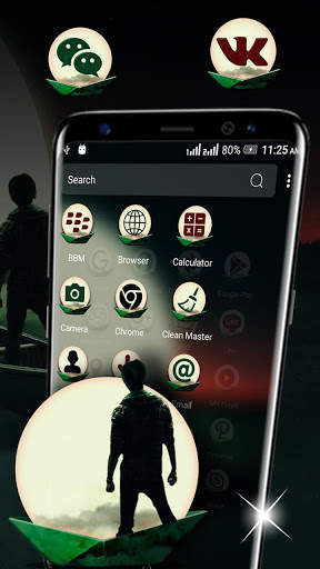 Lonely Man Launcher Theme screenshot 3