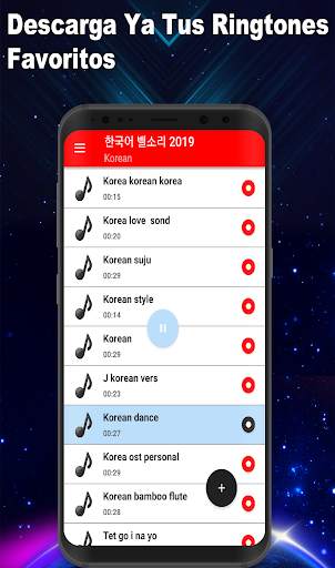 Ringtones coreanos gratis screenshot 2