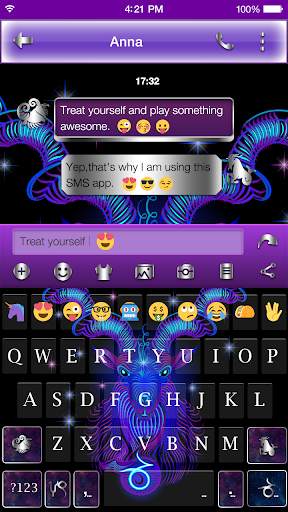 Capricornus Emoji Keyboard स्क्रीनशॉट 1
