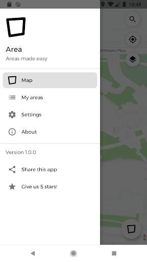 Area - fields area, distance and perimeter finder. screenshot 2