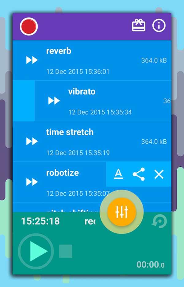 Morph Voice Changer by VOX 7 تصوير الشاشة