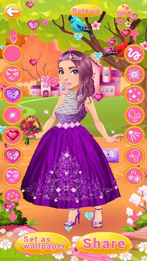 Princess dress up game screenshot 5