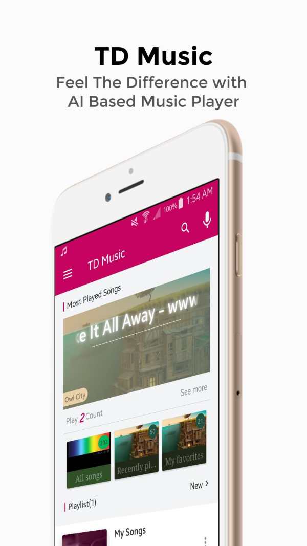 TD Music: AI Music Player,Bass Boost EQ & More screenshot 1