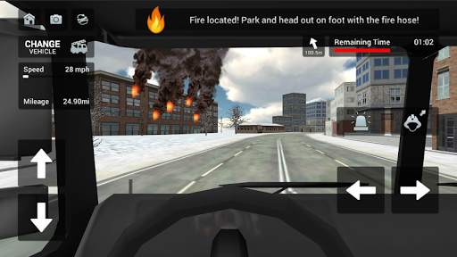 Fire Truck Rescue Simulator screenshot 3