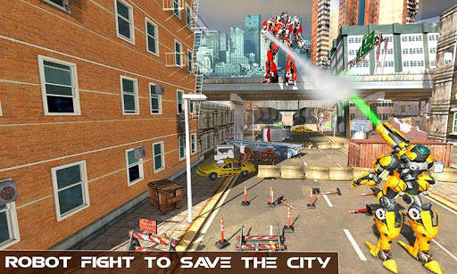 Robot Transformation Fire Truck: Real Robot Wars screenshot 4