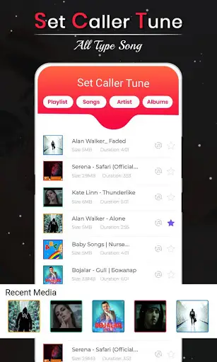 Tunes - Set Caller Tune screenshot 3