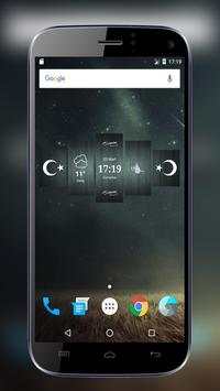 Homeland Digital Clock Widget 2 تصوير الشاشة