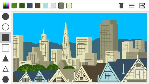 Paint Shapes - Draw by layers screenshot 1