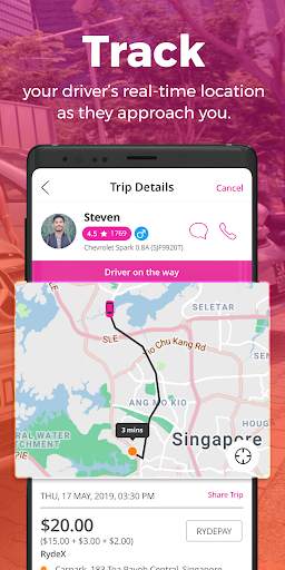 RYDE: Carpool, Taxi or Private Hire Ride Hailing screenshot 6