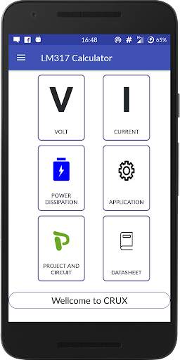 LM317 Calculator : Calculate V screenshot 1