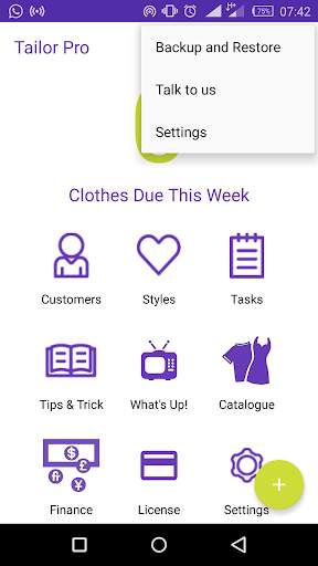 Tailor Pro screenshot 1