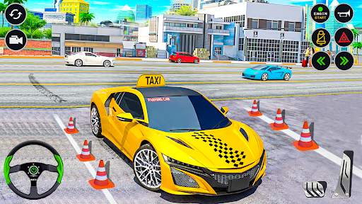 US Taxi Car Driving Simulator screenshot 7