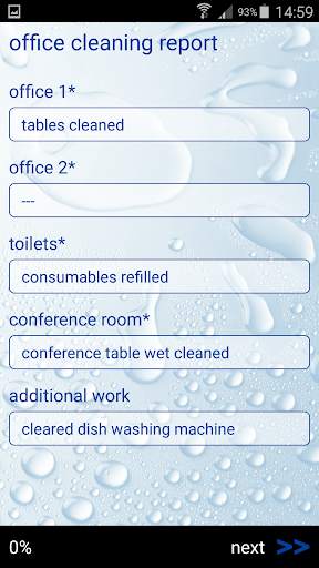 Office Cleaning Report screenshot 4